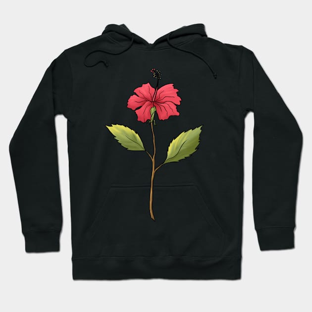 Hibiscus Hoodie by Reeseworks